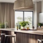 Child measuring height against growth chart with healthcare professional nearby.