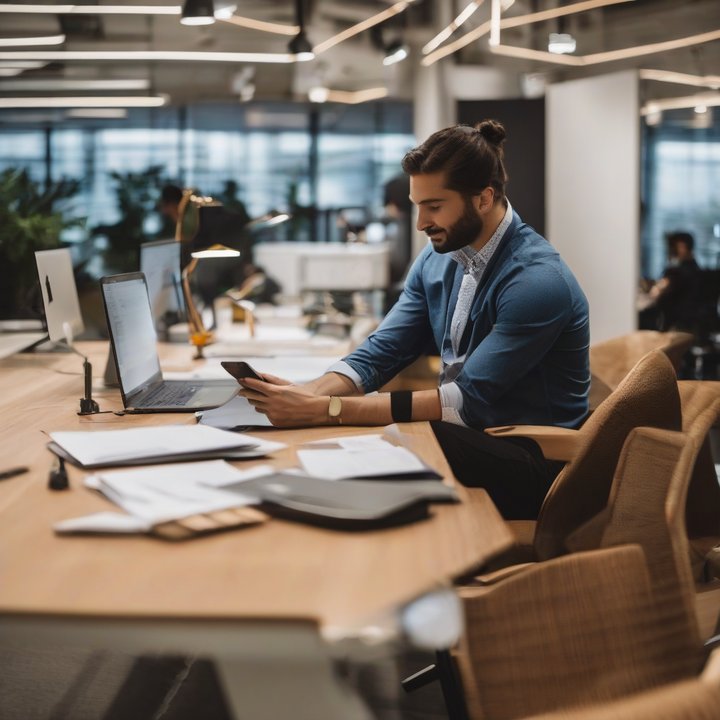Person holding smartphone with Activehours app open on screen.