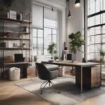 Business professionals analyzing market trends on a digital screen together.