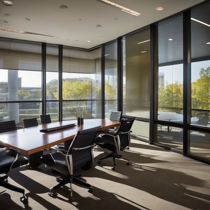 Business professionals gathered around a table discussing strategic planning.