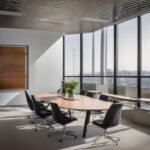 Business professionals reviewing financial reports and discussing strategies together.