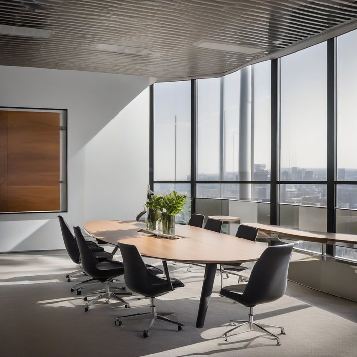 Business professionals reviewing financial reports and discussing strategies together.