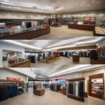 Retail employee participating in a training program on a computer.