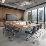 Employees participating in a company training program with instructor guidance.